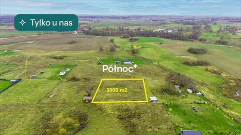 Działka budowlana nad jeziorem w Grabniku, 3000 m² działka Grabnik, Grabnik