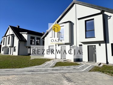 Dom bliźniak z ogródkiem, stan deweloperski, 90 m2 dom Olsztyn, Graniczna