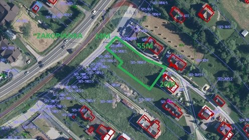 działka na wynajem 1180m2 działka Poronin