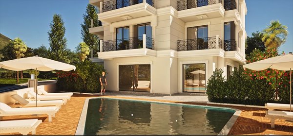 Nowoczesne 52 m2 z widokiem na morze i miasto mieszkanie Avsallar, Avsallar, Alanya, Antalya