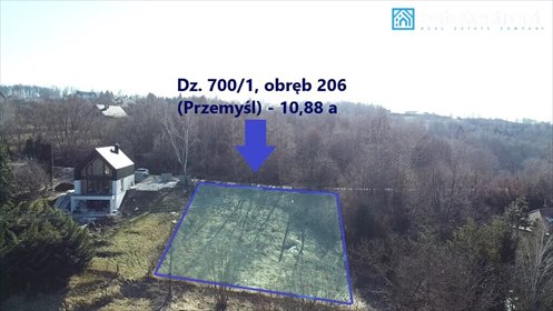 działka na sprzedaż 1088m2 działka Przemyśl, Jacka Kaczmarskiego