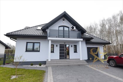 Nowoczesny dom 196 m² z garażem, klimatem i energooszczędnością dom Mońki, Księdza Stanisława Budnika