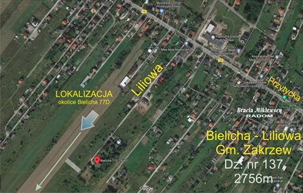 Działka budowlana na sprzedaż Bielicha, Liliowa 2 756m2 Foto 1