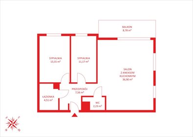 Na sprzedaż przestronne 3-pokojowe mieszkanie 75 m² w Gdańsku mieszkanie Gdańsk, Brzeźno, Bogumiła Kobieli