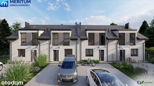 Nowoczesny segment z ogródkiem, 5 pokoi, ciepłe technologie dom Grodzisk Mazowiecki