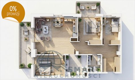 mieszkanie na sprzedaż 82m2 mieszkanie Łódź, Srebrzyńska