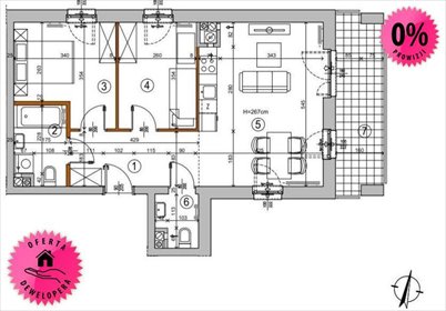 Nowe 3-pokojowe mieszkanie w Rembertowie, 55,52 m2 mieszkanie Warszawa, Rembertów, Nowy Rembertów, Chełmżyńska
