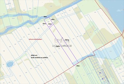 działka na sprzedaż 8300m2 działka Wólka Kozodawska, Źródlana