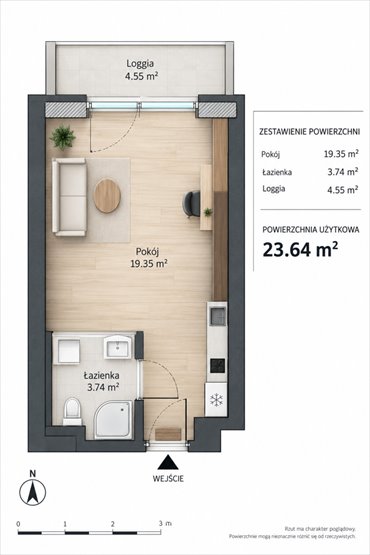 mieszkanie na sprzedaż 24m2 mieszkanie Warszawa, Targówek Mieszkaniowy, Płosa