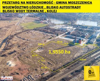 działka na sprzedaż 19550m2 działka Moszczenica