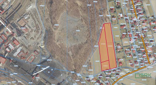 Polecam dużą działkę 14 306 m² z słupem 110 kV w Rybniku działka Rybnik, Chwałowice, Zwycięstwa