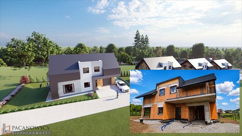 Polecam nowoczesny dom 127,75 m² w Bibicach z garażem i balkonem dom Bibice