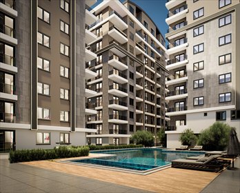 Nowoczesne 3-pokojowe apartamenty z basenem w centrum Antalya mieszkanie Antalya, Yüksekalan, Muratpaşa, Antalya