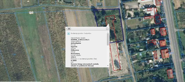 działka na sprzedaż 2800m2 działka Miłkowice, Rzeszotary