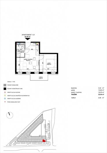mieszkanie na sprzedaż 32m2 mieszkanie Wrocław, Partynice