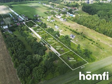 działka na sprzedaż 1087m2 działka Oblas, Przytycka