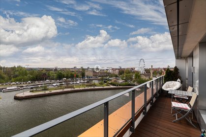 Luksusowy apartament z panoramicznym widokiem na Motławę mieszkanie Gdańsk, Śródmieście, Stara Stocznia