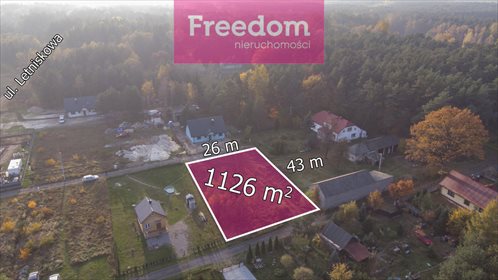 działka na sprzedaż 1112m2 działka Masłońskie