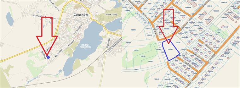 Zapraszam do zakupu działki 4429 m² w Człuchowie działka Człuchów, Zbożowa
