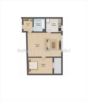 2-pokojowe mieszkanie z balkonem na Muranowie - polecam mieszkanie Warszawa, Wola, Muranów, Anielewicza