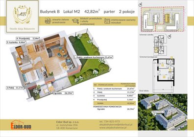 mieszkanie na sprzedaż 43m2 mieszkanie Ostrów Mazowiecka, płk. Dyplomowanego Ludwika Bociańskiego