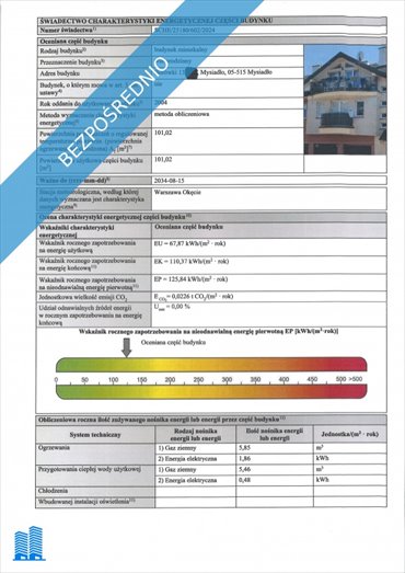 mieszkanie na sprzedaż 76m2 mieszkanie Mysiadło, Borówki 13