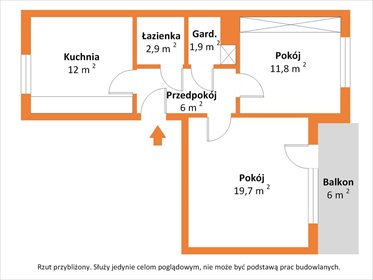 Przestronne 2 pokoje z dużym potencjałem! mieszkanie Kielce, os. Na Stoku