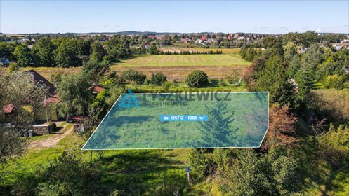 działka na sprzedaż 1286m2 działka Skowarcz, Makowa