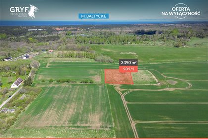 działka na sprzedaż 3390m2 działka Lędowo