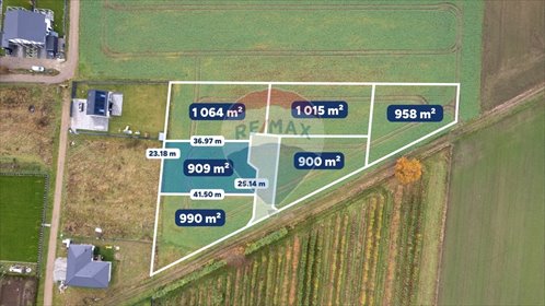 działka na sprzedaż 909m2 działka Konikowo
