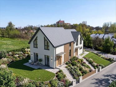 Dom bliźniak 110 m2 z ogródkiem, stan deweloperski dom Morawica