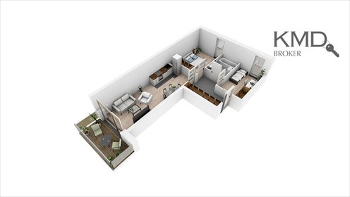 mieszkanie na sprzedaż 57m2 mieszkanie Lublin, Ponikwoda, Narcyzowa