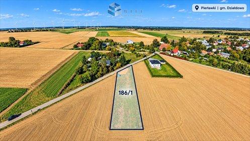 Działka 1245 m² w Pierławkach z MPZP media asfalt polecam działka Pierławki
