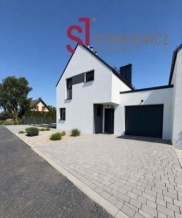 Nowoczesny bliźniak 128 m² z garażem i ogrodem dom Lipno