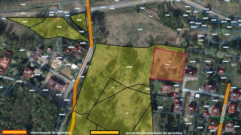 Działka 2332 m² z sieciami i służebnością (Rybnik Niedobczyce) działka Rybnik, Niedobczyce, Zamenhofa