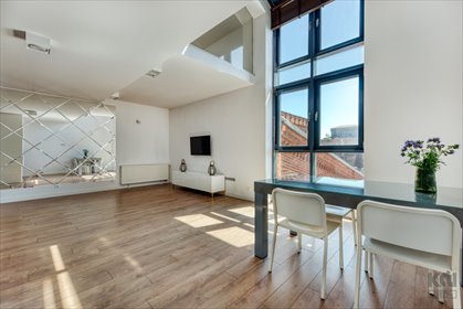 Przestronny loft 92 m² z balkonem i klimatyzacją - polecam! mieszkanie Łódź, Śródmieście, Tymienieckiego