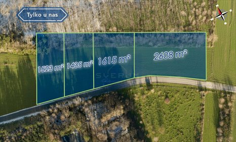 działka na sprzedaż 1000m2 działka Lubojna, Wspólna