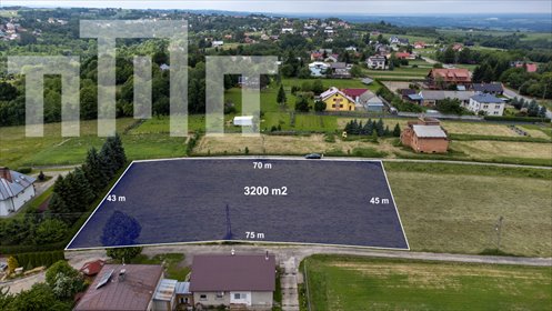 działka na sprzedaż 3200m2 działka Husów