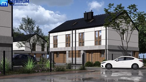 Nowoczesny bliźniak 110 m2 z ogrzewaniem podłogowym dom Grodzisk Mazowiecki