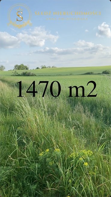 działka na sprzedaż 1470m2 działka Wołów