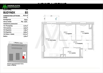 Nowe Lisewo 3 pokoje, balkon, stan deweloperski, gotowe! mieszkanie Lisewo, Nowe Lisewo, Nowe Lisewo, Młyńska
