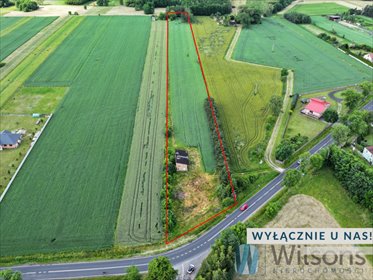 Działka 16 790 m² z MPZP i budynkiem w stanie surowym działka Nowa Brzeźnica, Kościuszki