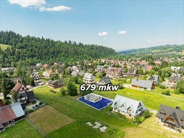 Do sprzedania działka 679 m² z mediami w Poroninie działka Poronin, Tadeusza Kościuszki