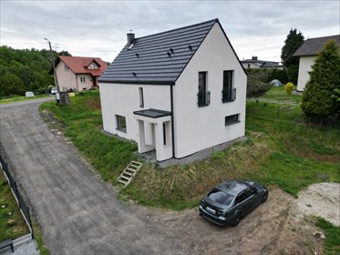 Nowoczesny dom 120 m² z 4 pokojami, ogród i taras dom Gogołowa, Leśna
