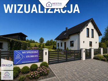 Nowoczesny dom 140m2 w Sierpowie, stan surowy zamknięty dom Sierpowo