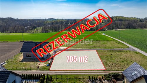 działka na sprzedaż 705m2 działka Mikołów, Mokre, Zagrodowa