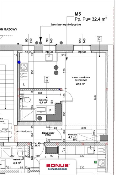 mieszkanie na sprzedaż 32m2 mieszkanie Szczecin, Śródmieście-Centrum, Bohaterów Getta Warszawskiego