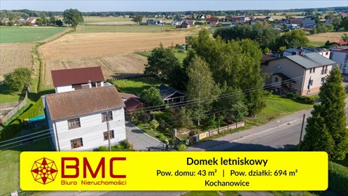 Na sprzedaż przytulny domek 43 m² w Kochanowicach dom Kochanowice, Ostrowska