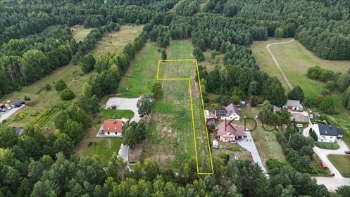 Działka 910 m² w Gałęzicach, media, blisko natury działka Gałęzice