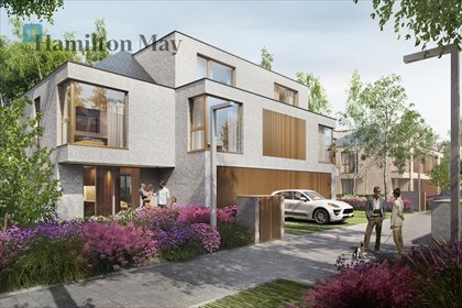 Nowoczesna willa z ogrodem i 4 sypialniami dom Warszawa, Wilanów, Wiedeńska